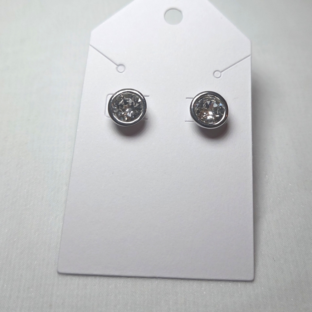 Elegant Silver Stud Earrings